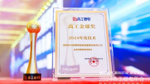 大族鋰電榮獲2024年度兩項高工金球獎“創新技術”和 “創新先鋒”